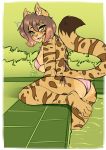  avante92 bikini breasts clothing felid feline female hi_res leopard mammal pantherine pool_(disambiguation) side_boob swimming swimsuit 