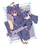  2girls avery_(little_witch_academia) blue_eyes blue_hair boots breasts hair_ornament hairclip hat hys-d little_witch_academia long_hair looking_at_viewer luna_nova_school_uniform mary_(little_witch_academia) multiple_girls open_mouth outline profile purple_eyes purple_hair school_uniform short_hair smile wand white_outline witch witch_hat 