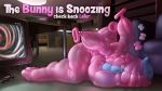  16:9 drooling earthbound_(series) giygas hi_res invalid_background lagomorph leporid male mammal mot nintendo nude rabbit rubber saliva shiny sleeping tablet translucent video_games 