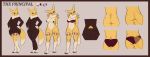  animated bra breasts canid canine clothed clothing conditional_dnp digimon digimon_(species) eyewear female fox_tail glasses hi_res mammal model_sheet nude principle_rena pussy renabu renamon simple_background skirt suit underwear 