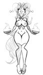  areola bottomless clothed clothing cream_pie_(oc) equid equine female food friendship_is_magic horse jester_hat jrvanesbroek mammal monochrome my_little_pony nipples pie pinkie_pie_(mlp) pony pose pussy sketch smile solo supervillain titty_vixen 