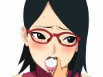  1girl boruto:_naruto_next_generations cum kame_(artist) kh-fullhouse naruto_(series) uchiha_sarada 