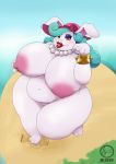  big_breasts breasts broodal female hat jessesmash32 lagomorph leporid lipstick madame_broode makeup mammal mario_bros nintendo nipples nude overweight overweight_female pussy rabbit solo super_mario_odyssey video_games wide_hips 