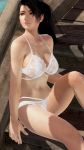  dead_or_alive highres lingerie long_hair momiji_(ninja_gaiden) sitting underwear 