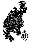  design digital_media_(artwork) felid feline felis fur invalid_tag lion mammal open_mouth pantherine tattoo tibetan_script tongue 