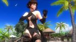 dead_or_alive highres leather lei_fang panties stockings underwear 