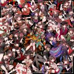  :s animal_ears armpits bag bandage bandage_over_one_eye bang_dream! bare_shoulders belt beret black_hair blush boots breasts calling_card chino_machiko choker cleavage cleavage_cutout cloak collarbone denim denim_shorts dress dress_shirt earrings elbow_gloves eyes_closed fedora fishnet_pantyhose fishnets flower fur_trim gloves hair_bun hand_on_hip hat hat_flower high_heels highlights highres jacket japanese_clothes jewelry kimono legwear_under_shorts looking_at_viewer low_ponytail midriff mitake_ran multicolored_hair multiple_girls navel necklace necktie overalls pantyhose peaked_cap plaid plaid_skirt red_eyes red_hair ribbed_legwear ribbed_sweater ribbon robe sailor_collar sailor_dress santa_costume santa_hat shako_cap shirt short_shorts shorts skindentation skirt smile striped striped_legwear sweater sweater_jacket tears thigh_strap torn_clothes track_suit two-tone_hair variations younger 