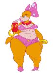  anthro bead_necklace belly big_breasts big_lips bikini bikini_top blue_eyes bracelet breasts chubby_female cleavage clothed clothing cup digital_media_(artwork) drinking female footwear hair_bow hair_ribbon half-closed_eyes hand_on_thigh hi_res high_heels jewelry koopa koopaling lips lipstick makeup mario_bros midriff navel necklace nintendo non-mammal_breasts overweight overweight_female ribbons scalie shoes short_shorts shorts skimpy slb slightly_chubby solo standing straw swimwear thick_thighs tight_clothing video_games voluptuous wendy_o_koopa wide_hips 