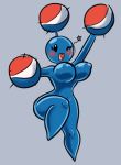  big_breasts breasts female flora_fauna hi_res humanoid jumpluff latiar logo nintendo not_furry nude pepsi plant plant_humanoid pok&eacute;mon pok&eacute;mon_(species) pok&eacute;morph smile solo video_games 