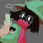  1:1 2019 crepix deltarune ralsei simple_background sweat video_games 