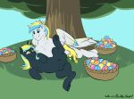  absurd_res anal anal_penetration avian basket cirrus_sky dildo easter easter_basket easter_egg egg electro_current_(oc) equid etchpony eye_contact fan_character female feral hi_res hippogryph holidays horn looking_at_another lying male male/female mammal my_little_pony nipples nude on_side penetrable_sex_toy penetration sex sex_toy smile spread_legs spreading teats toying_partner tree unicorn 