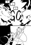  2019 ambiguous_gender anthro antlers black_and_white cameron_(zootopia) cervid clothed clothing comic dialogue disney duo english_text fan_character felid fur hi_res holding_object holding_weapon horn ittybittykittytittys jamie_(zootopia) laser_gun laser_tag mammal monochrome open_mouth open_smile pantherine ranged_weapon running smile striped_fur stripes text tiger vest weapon zootopia 