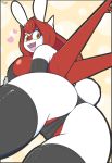  &lt;3 2019 absurd_res anthro big_breasts big_butt breasts butt clothed clothing digital_media_(artwork) disguise easter fan_character female hair hi_res holidays humanoid latias legendary_pok&eacute;mon lewdtias nintendo open_mouth pok&eacute;mon pok&eacute;mon_(species) pussy quin-nsfw red_hair simple_background smile solo video_games 