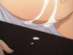  1girl animated animated_gif breast_grab breasts fusano_fumie grabbing huge_breasts lactation milk_junkies nipples teacher 