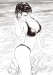  bikini milf monochrome swimsuit tagme 