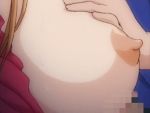  1girl animated animated_gif breast_grab breasts censored fusano_tomoka grabbing huge_breasts milk_junkies nipples outdoors paizuri 