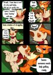  balls blush clothed clothing comic dialogue digital_media_(artwork) english_text erection fur hi_res invalid_tag league_of_legends male male/male nude penis riot_games smile sweat text video_games vitrex yordle 
