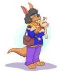  2019 aardvark anthro arthur_(series) by-nc-nd canid canine canis clothed clothing creative_commons digital_media_(artwork) domestic_dog female hi_res mammal orlandofox thora_reed 