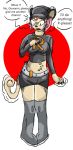  begging breasts female hi_res nintendo persian pok&eacute;mon pok&eacute;mon_(species) robintf species_transformation team_rocket text transformation video_games worried 