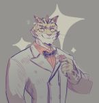  2019 anthro bow_tie clothed clothing cyanroll felid hi_res leopard male mammal ose_(tas) pantherine tokyo_afterschool_summoners video_games 
