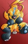  2019 absurd_res anthro balls big_breasts breasts cum digital_drawing_(artwork) digital_media_(artwork) disembodied_penis felid feline female fur hi_res huge_breasts lactating legendary_pok&eacute;mon male mammal neksu nintendo nipples nude open_mouth penetration penis pok&eacute;mon pok&eacute;mon_(species) pok&eacute;morph pussy sex simple_background thick_thighs vaginal vaginal_penetration video_games yellow_fur zeraora 