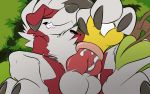  ! 16:10 2017 ambiguous_gender animal_genitalia animal_penis anthro balls bellsprout canid canine canine_penis clenched_teeth cum cum_in_mouth cum_inside day erection fellatio flora_fauna forced knot looking_pleasured lycanroc male male/ambiguous mammal midnight_lycanroc nintendo oral penile penis plant pok&eacute;mon pok&eacute;mon_(species) questionable_consent renardfoxx sex signature teeth video_games 