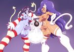  2018 absurd_res ambiguous_gender animal_humanoid areola armwear balls blue_eyes blue_hair breasts capcom cat_humanoid clothing cum cum_in_mouth cum_inflation cum_inside darkstalkers dickgirl dickgirl/ambiguous dickgirl_penetrating dmxwoops felicia_(darkstalkers) felid felid_humanoid feline feline_humanoid fellatio ghost group group_sex hair hi_res humanoid hyper_inflation inflation intersex intersex/ambiguous intersex_penetrating legwear leviathan_(skullgirls) long_hair mammal nipples oral oral_penetration pattern_clothing pattern_legwear penetration penile penis sex skullgirls spirit spitroast squigly striped_clothing striped_legwear stripes undead video_games zombie 