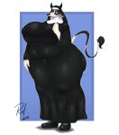  absurd_res big_breasts big_butt bovid bovine breasts butt cattle clothing female footwear hi_res horn huge_breasts huge_butt mammal nun overweight redmoon83 shoes thick_thighs wide_hips 