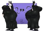  absurd_res big_breasts big_butt bovid bovine breasts butt cattle clothing female footwear hi_res horn huge_breasts huge_butt mammal nun overweight redmoon83 shoes thick_thighs wide_hips 