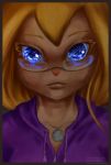  2019 anthro blonde_hair blue_eyes chip_&#039;n_dale_rescue_rangers clothed clothing disney eyewear female fur gadget_hackwrench glasses hair hi_res looking_at_viewer mammal mouse murid murine rodent solo vylfgor 