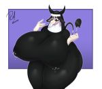  absurd_res big_breasts big_butt bovid bovine breasts butt cattle clothing clothing_lift dress dress_lift female hi_res horn huge_breasts huge_butt lactating mammal nun overweight redmoon83 thick_thighs tight_clothing wide_hips 