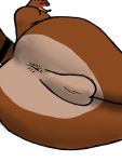  anus balls big_butt blushed butt cartoon_network don_(regular_show) male mammal procyonid raccoon regular_show solo 