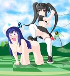  anus arin black_hair blue_hair breasts kooh long_hair nipples nude open_mouth pangya pussy red_eyes tears thighhighs uncensored 