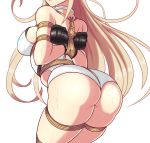  arms_behind_back ass bagelbomb bangs bdsm blonde_hair blush bondage bound box_tie breasts crotch_rope highres hikari_(xenoblade_2) nintendo shibari xenoblade_(series) xenoblade_2 