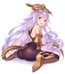  armor ass bodysuit granblue_fantasy medusa_(shingeki_no_bahamut) pointy_ears tagme tail 