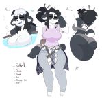  &lt;3 2019 4_fingers anthro bath belly big_breasts big_butt big_hands biped black_hair bra breasts brush butt clothed clothing comb digital_media_(artwork) english_text eyes_closed female front_view giant_panda hair hairbrush hi_res kilinah mammal mature_female midriff open_mouth panties pants petal_(kilinah) rear_view shirt simple_background slightly_chubby small_waist smile solo standing text thick_thighs topwear underwear ursid voluptuous water white_background wide_hips 