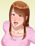  1girl female highres kurono_taitsu lips milf mother smile 