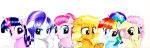  absurd_res applejack_(mlp) equid equine fluttershy_(mlp) friendship_is_magic group hair hi_res horse liaaqila mammal my_little_pony pinkie_pie_(mlp) rainbow_dash_(mlp) rarity_(mlp) twilight_sparkle_(mlp) 