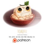  amphibian bowl cryptid-creations food food_creature frog solo tofu 