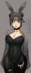  1girl breasts bunnysuit highres solo tenten 