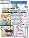  2019 colored comic darkmirage dialogue doctor english_text female hi_res quetzalli_(character) redoxx text 