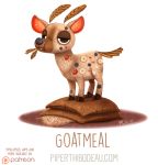  bovid caprine cryptid-creations food food_creature goat mammal oatmeal solo 