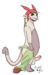  alien anthro balls betelgeusian butt clothing erection felid hat headgear headwear hi_res humanoid_penis looking_at_viewer male mammal mastermasher23 meow_(space_dandy) penis solo space_dandy whiskers 