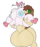  absurd_res balls big_balls big_breasts breasts eeveelution female hi_res huge_balls hyper hyper_balls hyper_penis male male/female nintendo penis pok&eacute;mon pok&eacute;mon_(species) sylveon thick_thighs video_games whimsicott 