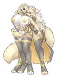  2019 absurd_res anthro big_breasts big_penis blonde_hair breasts canid canine canis clothed clothing collie dickgirl domestic_dog dress duo female footwear fur grey_eyes hair herding_dog hi_res high_heels huge_breasts hypnosis intersex long_hair maiuo makeup mammal mind_control mira_(vladimirpootis) nipples pastoral_dog penis sheepdog shoes simple_background sitting standing thick_thighs white_background wide_hips 