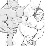  absurd_res anal anal_penetration balls barazoku bodyguard_position chuck_(pok&eacute;mon) duo erection from_behind_position hi_res human humanoid_penis interspecies machoke maldu male male/male mammal masturbation musclegut muscular muscular_male nintendo nude penetration penile penile_masturbation penis pok&eacute;mon pok&eacute;mon_(species) pok&eacute;philia sex simple_background standing video_games white_background 