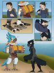 absurd_res alsoflick avian bird breath_of_the_wild comic corvid crow hi_res hooded_crow human_to_anthro invalid_tag kass_(zelda) music nintendo rito species_transformation tftuesday the_legend_of_zelda transformation transfur video_games 