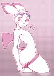  anthro big_butt big_ears butt clothed clothing eyewear girly goggles hi_res invalid_tag looking_at_viewer male mammal monochrome nintendo pichu pok&eacute;mon pok&eacute;mon_(species) rodent skibby skimpy solo swimwear thick-thighs undressing video_games water wide_hips 