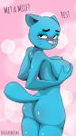  big_breasts breasts cartoon_network domestic_cat felid feline felis female hi_res huge_breasts mammal nicole_watterson nipples nude rockarboom solo the_amazing_world_of_gumball 