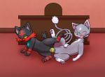  domestic_cat felid feline felis female female/female feral feral_on_feral gau_(artist) glameow hi_res litten mammal nintendo pok&eacute;mon pok&eacute;mon_(species) pok&eacute;mon_mystery_dungeon rymherdier ryn_purrawri sex toy video_games 